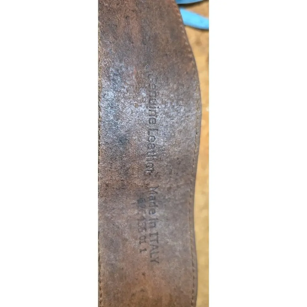Banana Republic Wide Italian Leather Belt 2.25